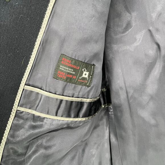 Reine Schurwolle Pure Wool Overcoat, Made in Germany, Size 46 - Picture 7 of 11